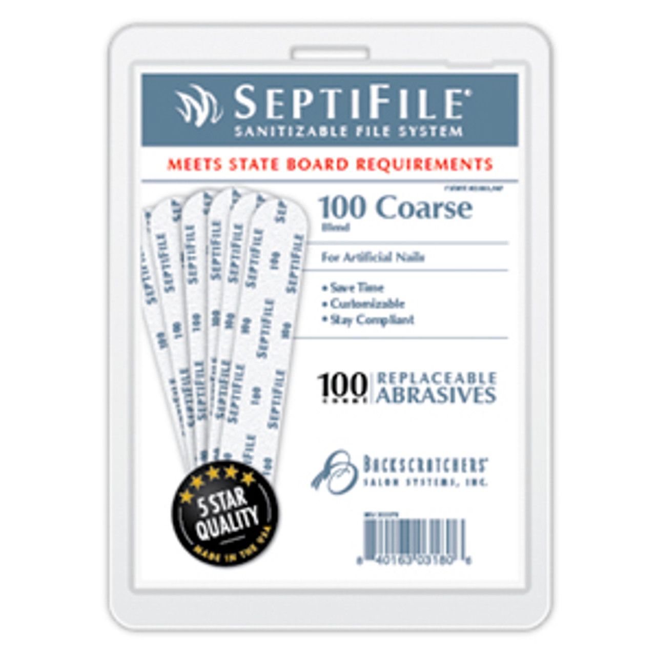 BACKSRATCHERS SEPTIFILES 100 CT.