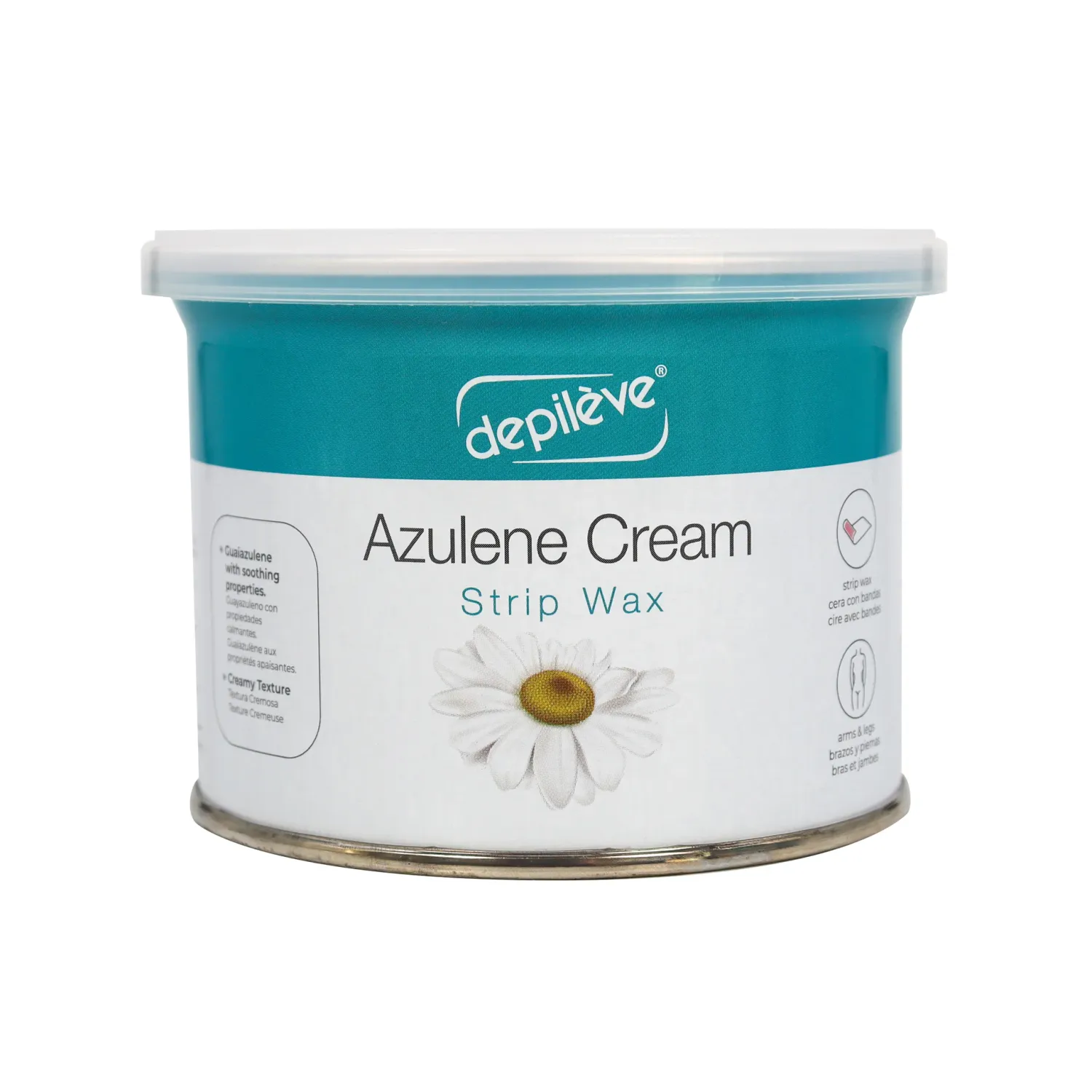 DEPILEVE AZULENE CREAM ROSIN WAX 14 OZ.