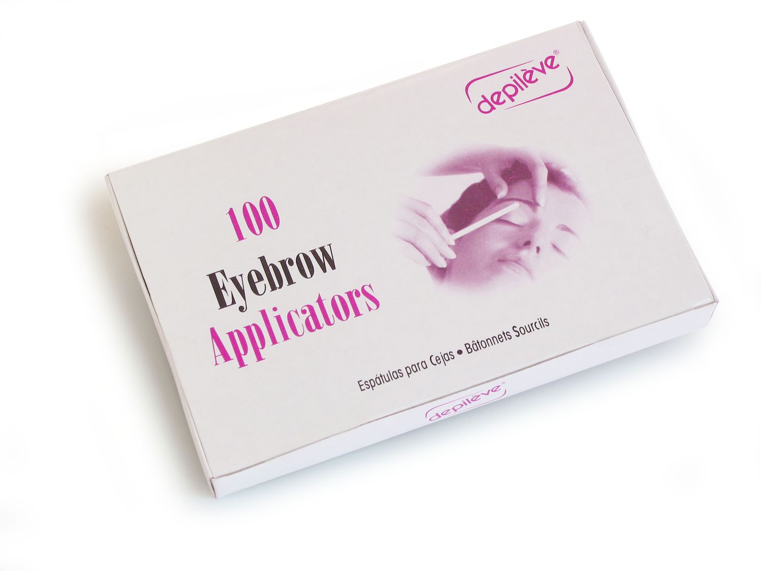 DEPILEVE EYEBROW APPLICATORS 100 COUNT