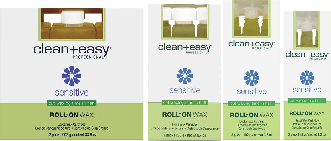 CLEAN &amp; EASY SENSITIVE WAX REFILL SMALL 3 PACK