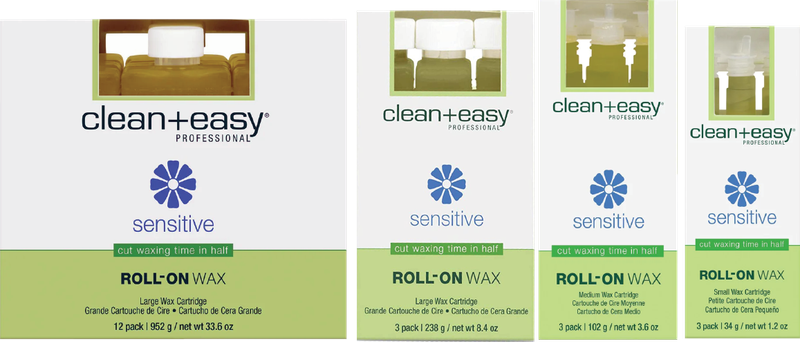 CLEAN &amp; EASY SENSITIVE WAX REFILL SMALL 3 PACK