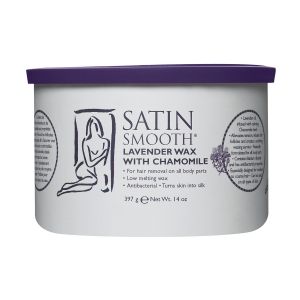 SATIN SMOOTH LAVENDER WAX WITH CHAMOMILE 14 OZ.
