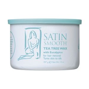 SATIN SMOOTH TEA TREE WAX WITH EUCALYPTUS 14 OZ.