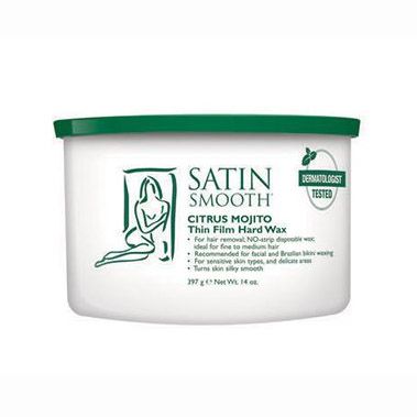 SATIN SMOOTH CITRUS MOJITO THIN FILM HARD WAX 14 OZ.
