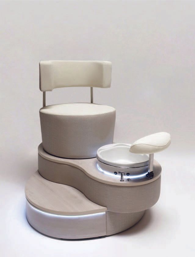 BELAVA LUNA PEDICURE CHAIR I WITH OR WITHOUT PLUMBING