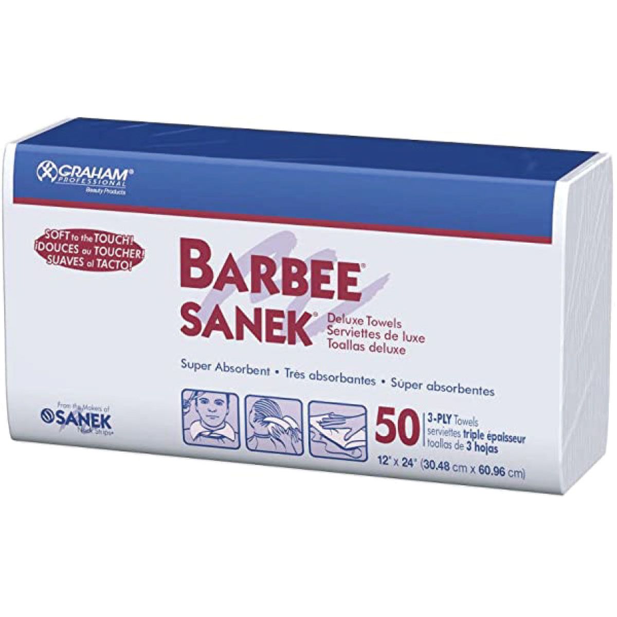 GRAHAM BARBEE SANEK DISPOSABLE DELUXE TOWELS