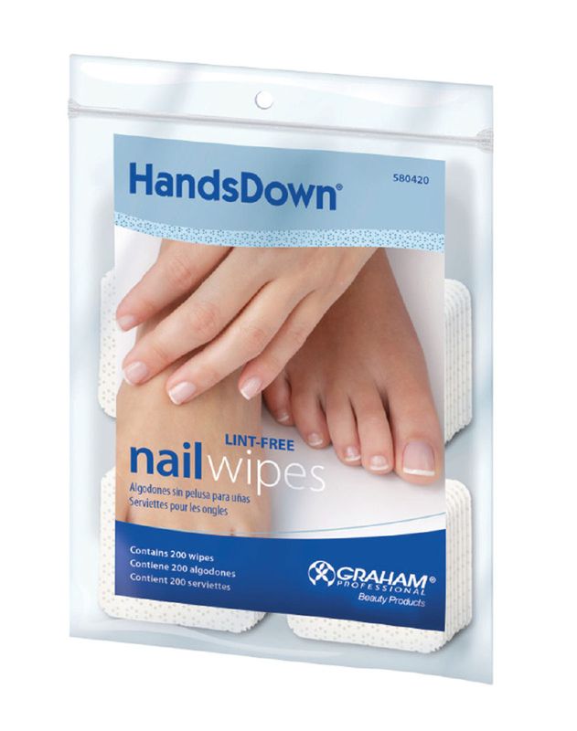 GRAHAM NAIL WIPES 2&quot;X 2&quot; 200 COUNT