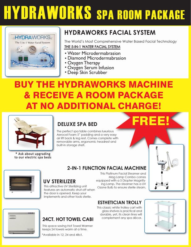 HYDRAWORKS SPA ROOM PACKAGE SPECIAL SALE