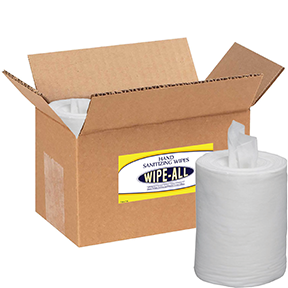WIPE-ALL HAND SANITIZER REFILL 6-500 COUNT ROLLS
