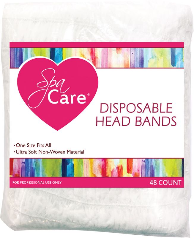 SPA CARE DISPOSABLE HEAD BANDS 100 CT.