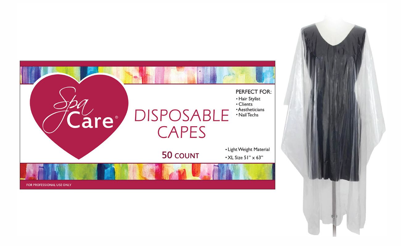 SPA CARE DISPOSABLE CAPES