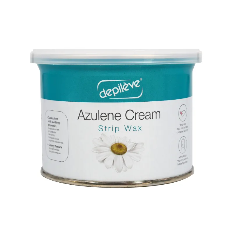 DEPILEVE AZULENE CREAM ROSIN WAX 14 OZ.