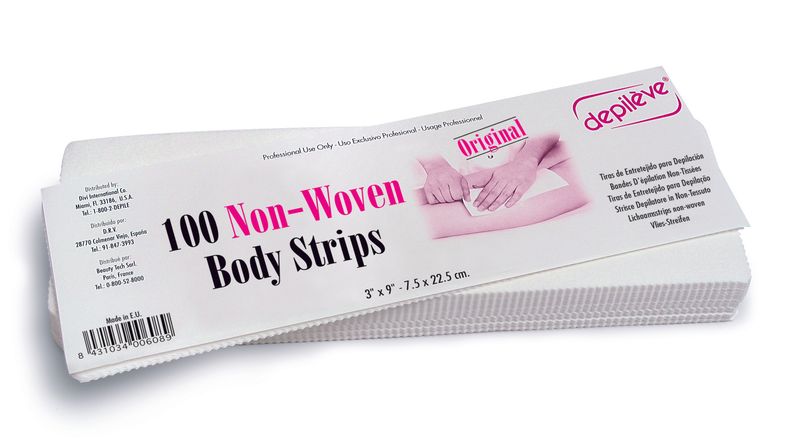 DEPILEVE NON-WOVEN STRIPS 3"x 9" 100 COUNT