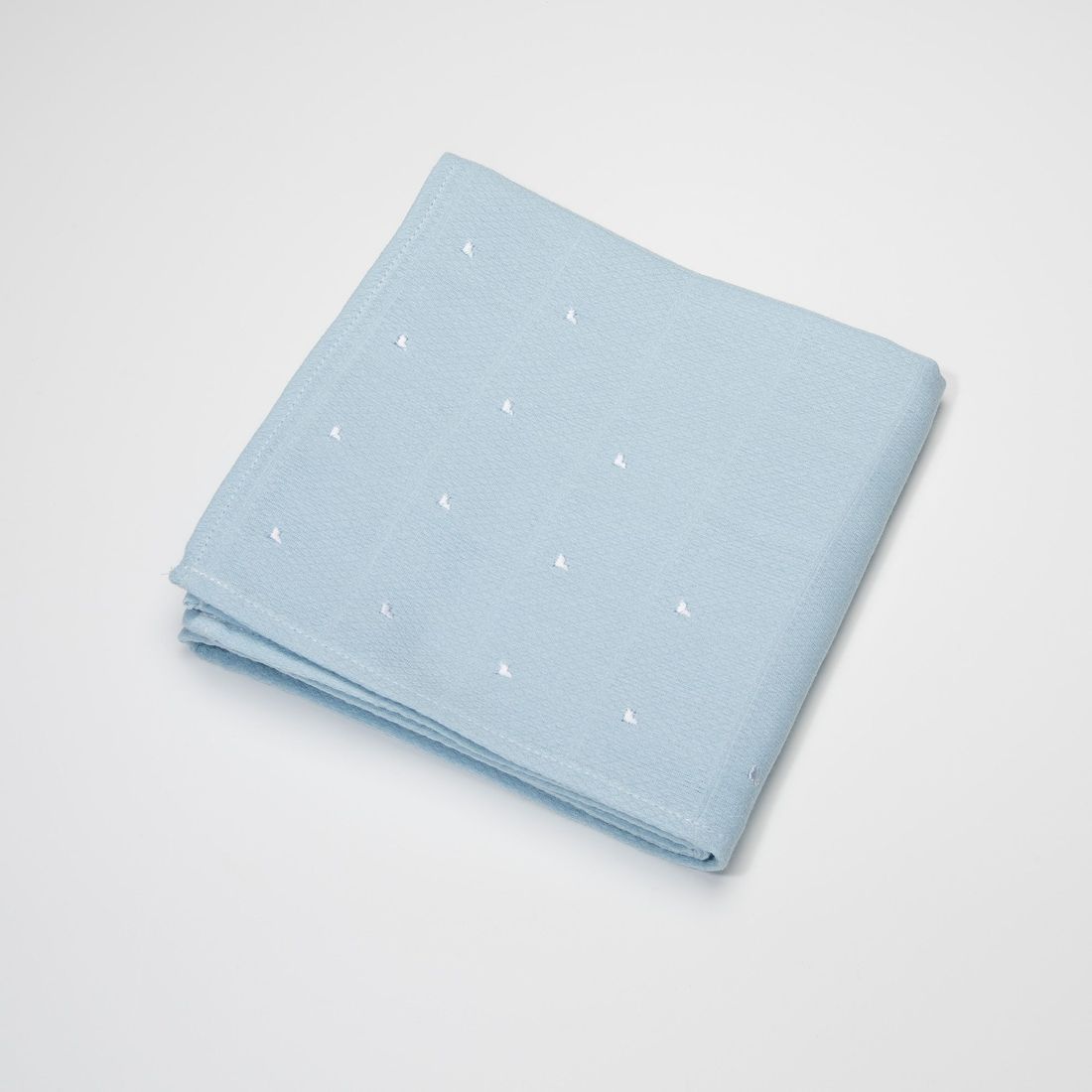 Maria Malmequer - Fralda Azul com Mini Coração Branco