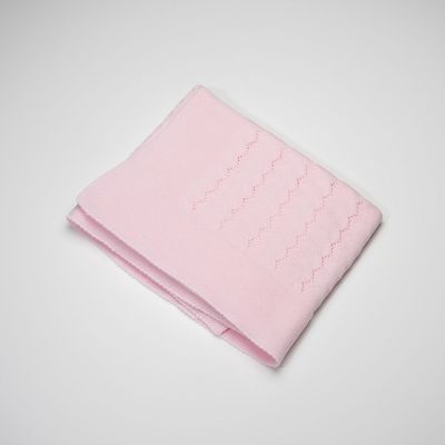 Maria Malmequer - Manta Algodão Rosa