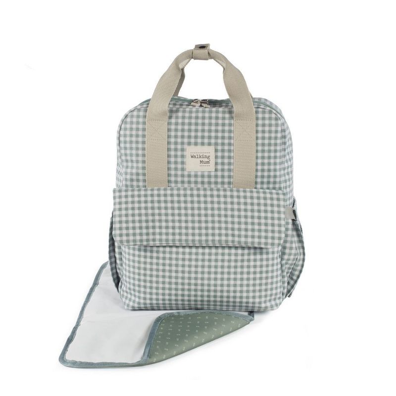 Maria Malmequer - Mochila Vichy Green