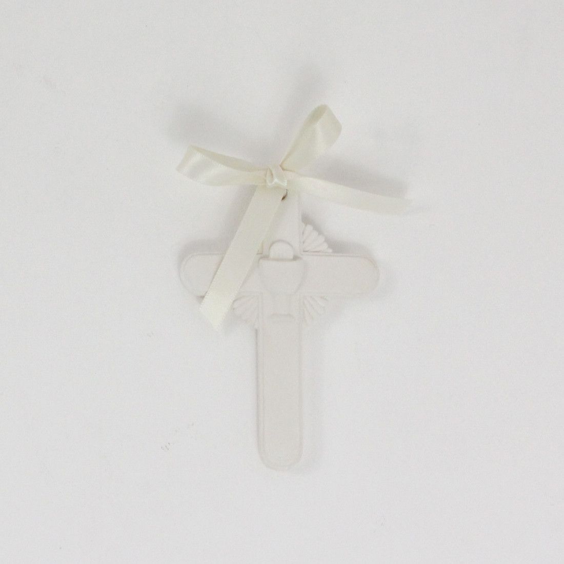 Maria Malmequer - Cruz de Gesso Cálice com Laço