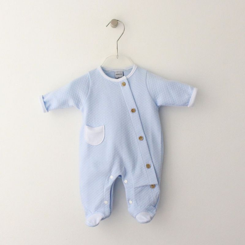 Maria Malmequer - Baby Grow Losanges Bleus