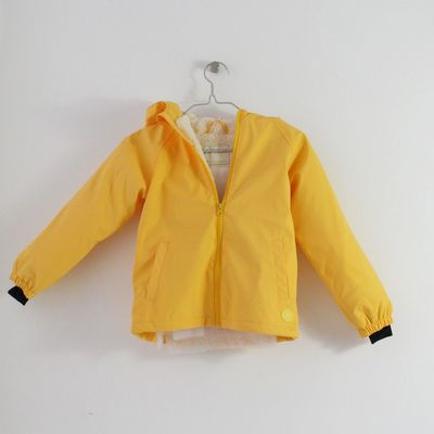 Casaco Corta Chuva Amarelo Maria Malmequer - Casaco Corta Chuva Amarelo