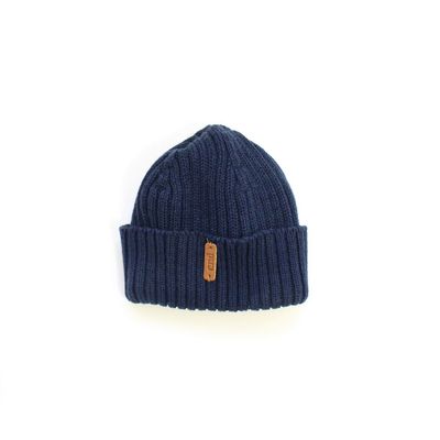 Maria Malmequer - Gorro Canelado Azul