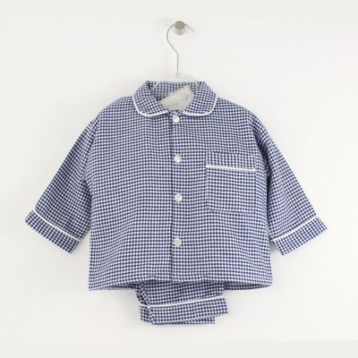 Pijama Xadrez Menino Vichy Maria Malmequer - Pijama Xadrez Menino Vichy