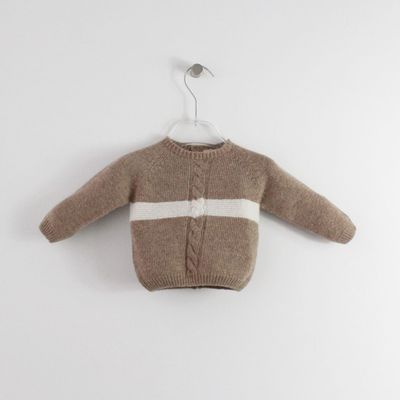 Camisola Castanha Com Trança Maria Malmequer - Camisola Castanha Com Trança