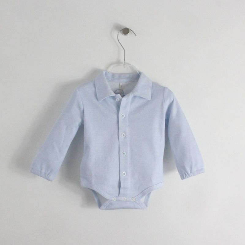 Maria Malmequer - Camisa Body Riscas Azuis