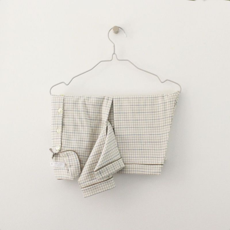 Maria Malmequer - Pijama Xadrez Tons Suaves