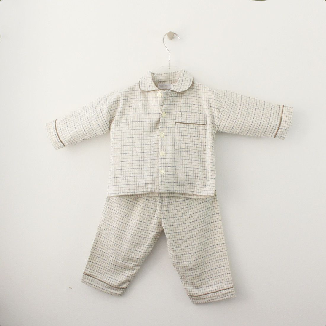 Maria Malmequer - Pijama Xadrez Tons Suaves