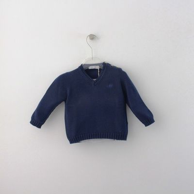 Maria Malmequer - Pullover Cor Azul Escuro
