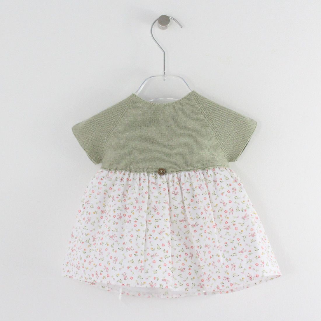 Maria Malmequer - Vestido Verde com Flores