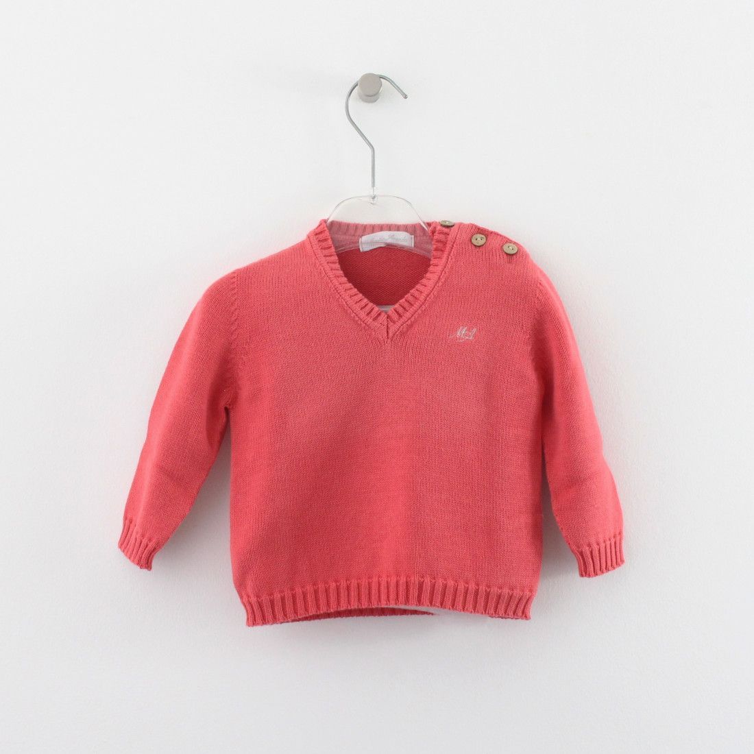 Maria Malmequer - Pullover Cor Coral
