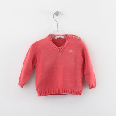 Maria Malmequer - Pullover Cor Coral