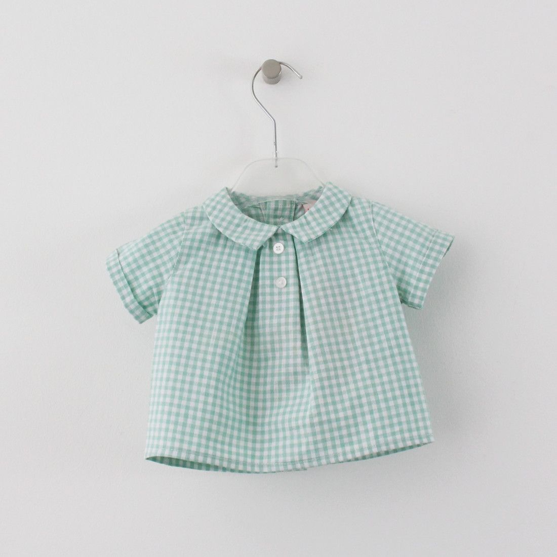 Maria Malmequer - Camisa em Xadrez Verde