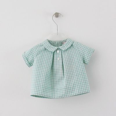 Maria Malmequer - Camisa em Xadrez Verde