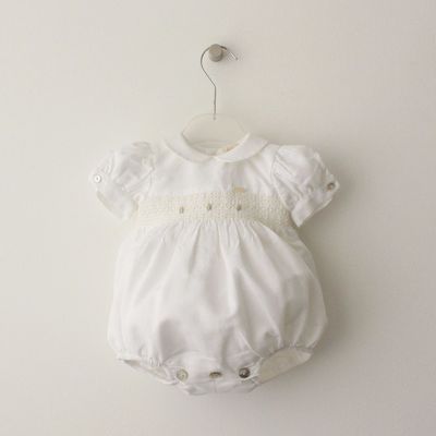 Maria Malmequer - Fofo de Smocks Pérola e Verde