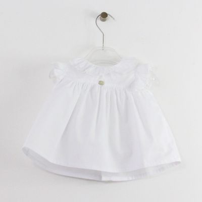 Blusa de Menina com Rendinhas Maria Malmequer - Blusa de Menina com Rendinhas