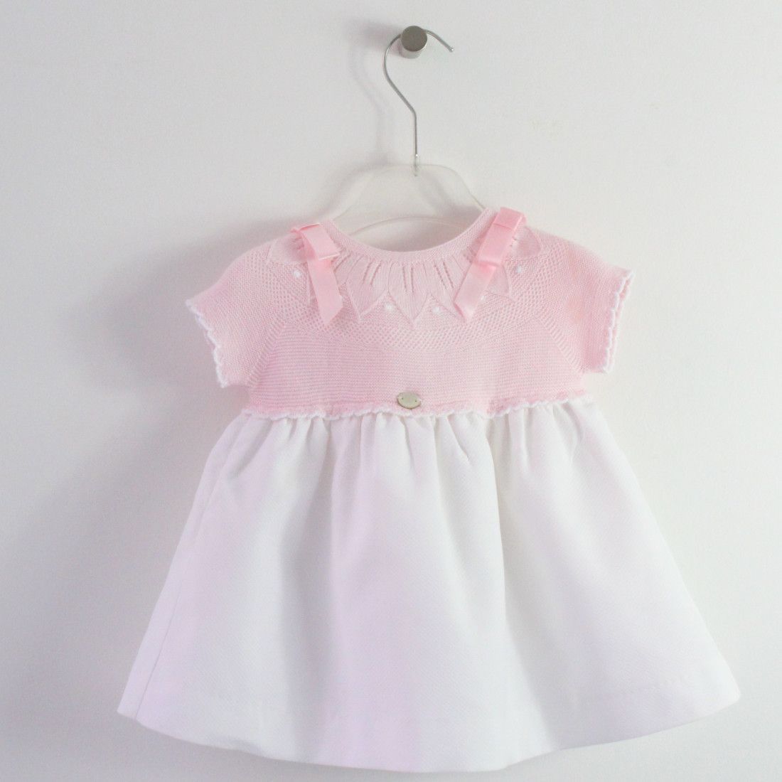 Maria Malmequer - Vestido Duo Rosa e Branco