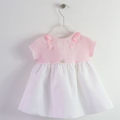 Maria Malmequer - Vestido Duo Rosa e Branco