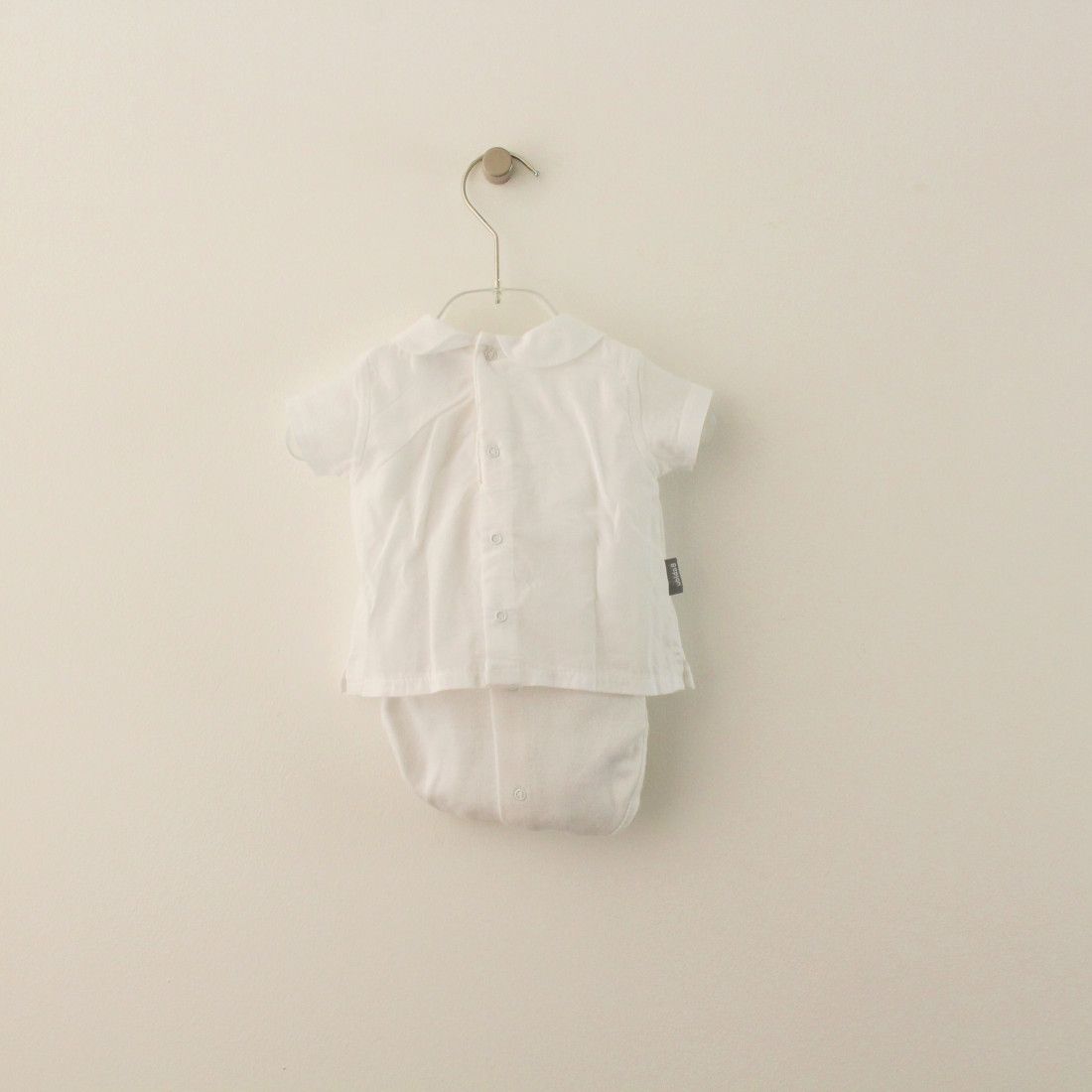 Maria Malmequer - Camisa Body com Gola de Gomos e Machos