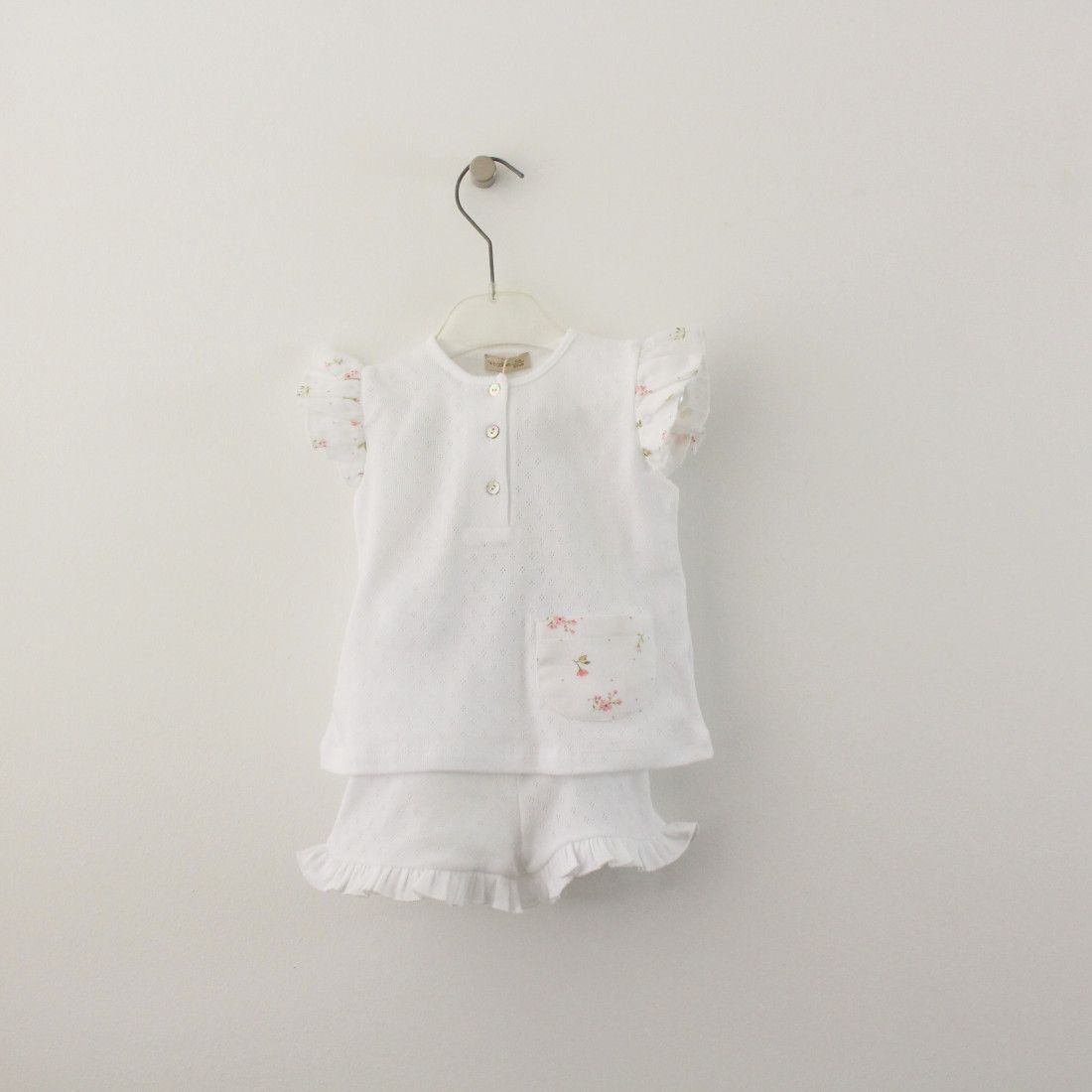 Maria Malmequer - Pijama Algodão com Flores