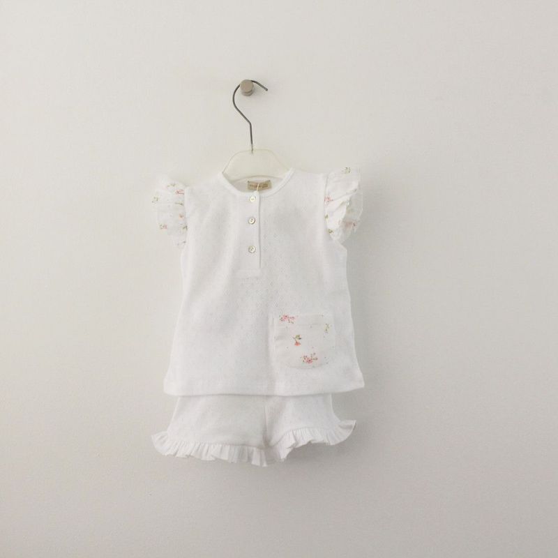 Maria Malmequer - Pijama Algodão com Flores