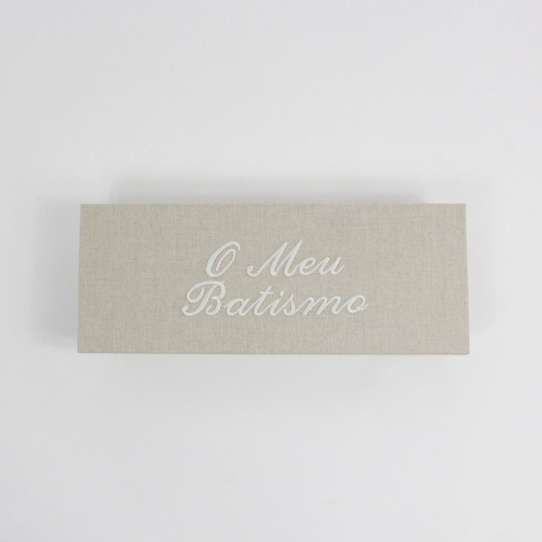 Maria Malmequer - Caixa o meu Batismo Bordado Cru