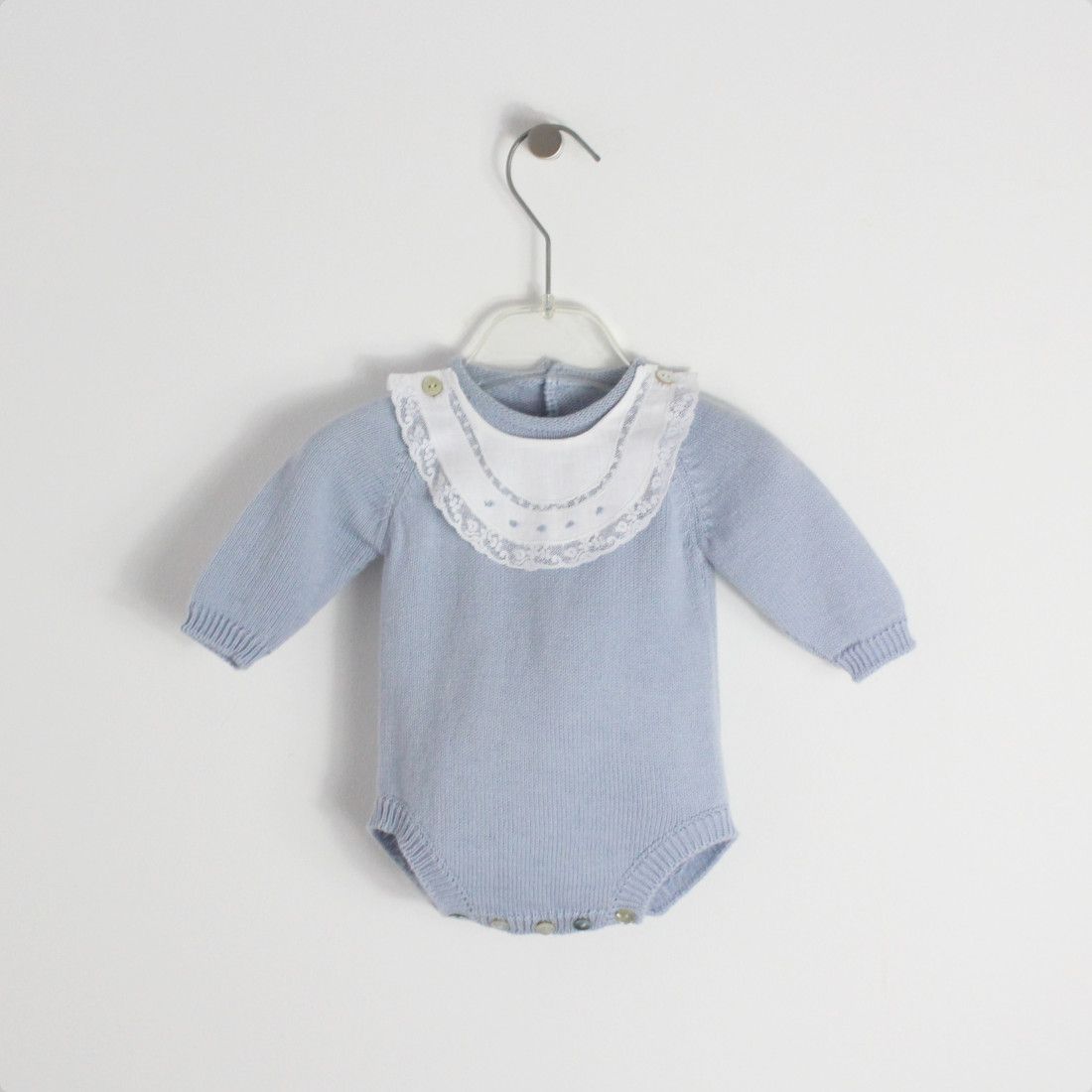 Maria Malmequer - Fofo Com Mangas e Babete de Linho