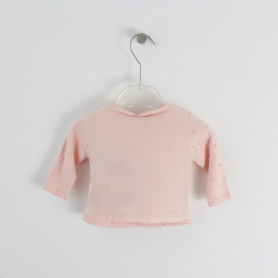 Maria Malmequer - Casaco Rosa Com Bolinhas