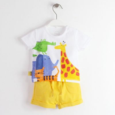 Conjunto Calções e T'shirt Zoo Maria Malmequer - Conjunto Calções e T'shirt Zoo