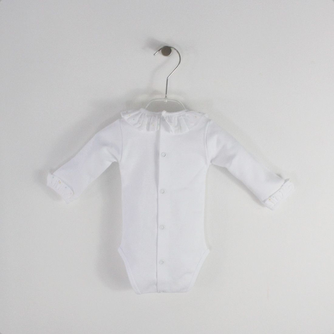 Maria Malmequer - Body Com Gola Verde, Amarelo e Rosa