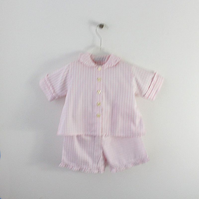 Maria Malmequer - Pijama Xadrez Rosa de Verão