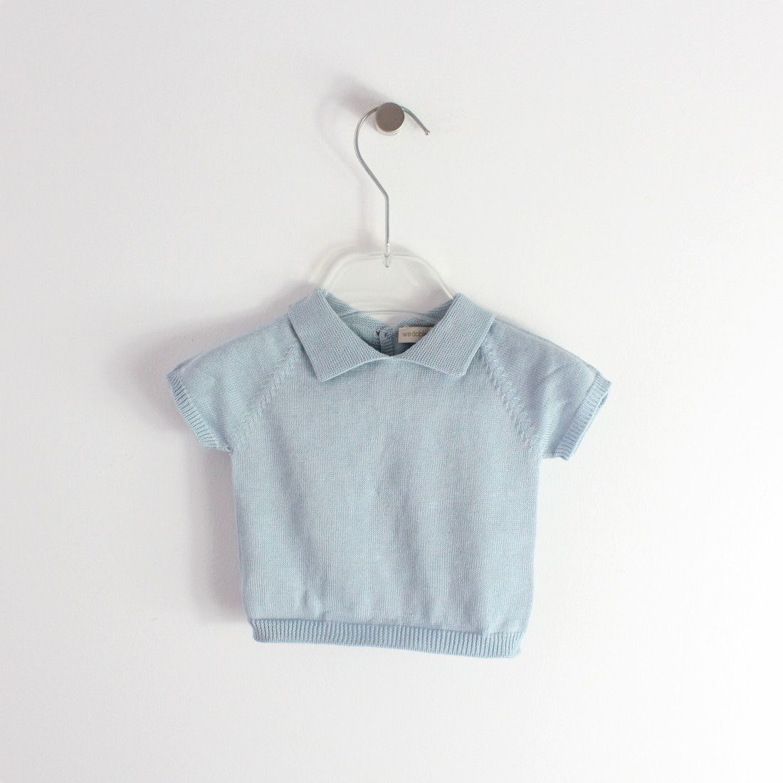 Maria Malmequer - Camisola Polo Azul