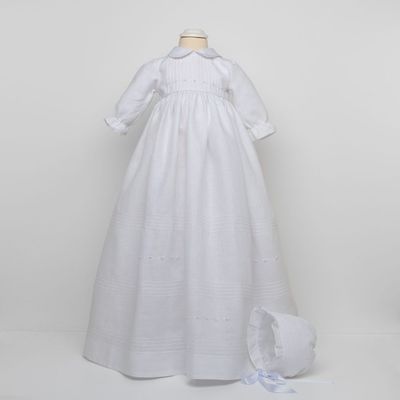 Maria Malmequer - Vestido de Linho com Flores Bordadas à Mão